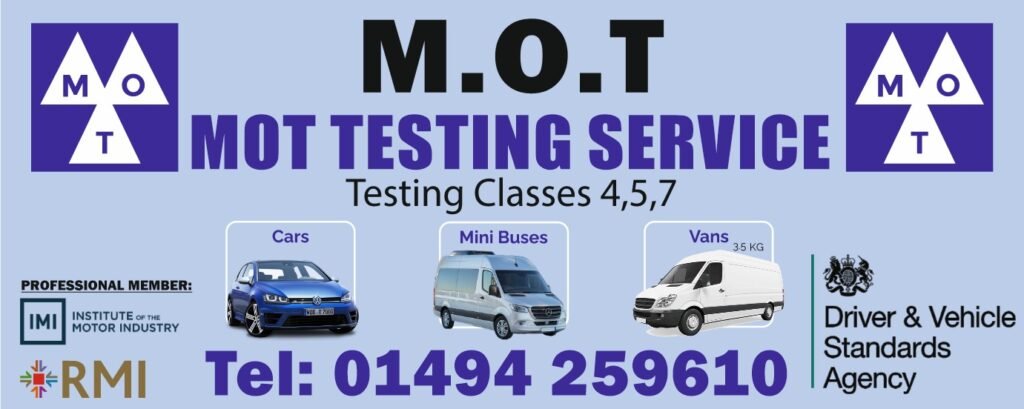 Garage services and mot testing